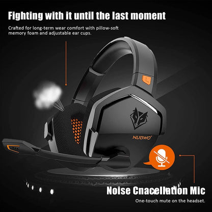 G06 Wireless Gaming Headset with Noise Cancelling Mic