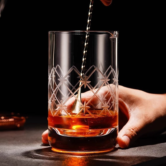 Crystal Whiskey Glass – Elegant Old Fashioned Drinking Tumbler