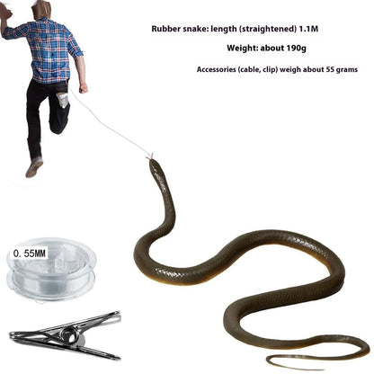 Whole Rubber Snake Chasing Props GolfChasing Props