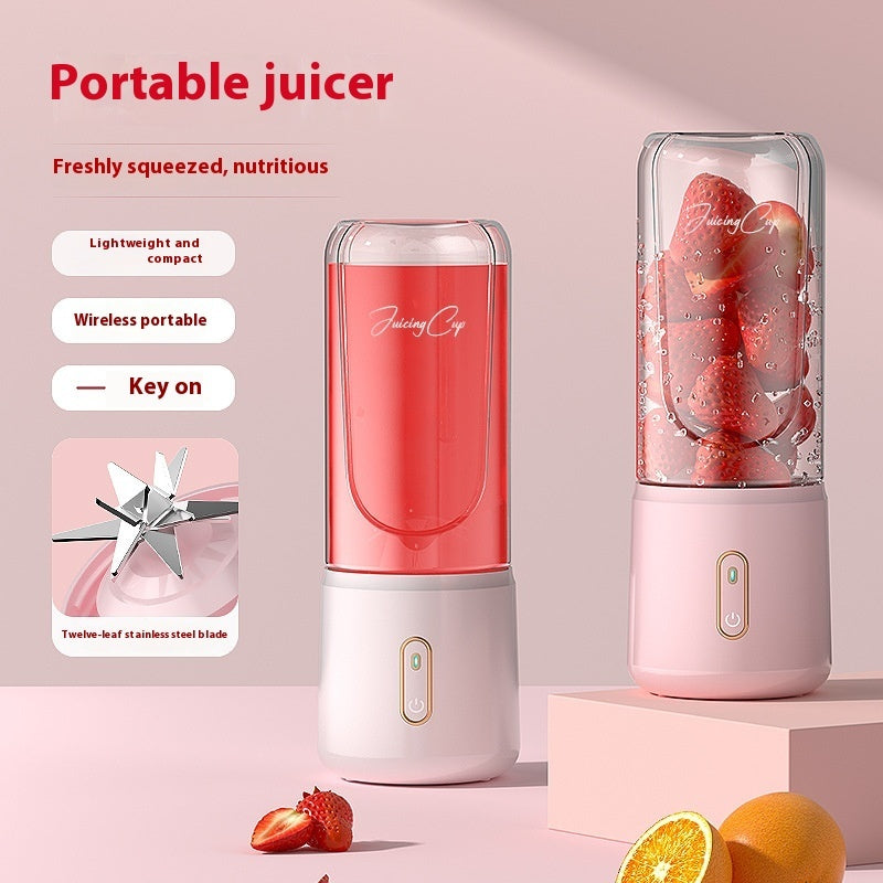 Portable USB Rechargeable Mini Blender – Personal Smoothie & Juice Maker for Travel, Home & Office
