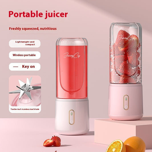 Portable USB Rechargeable Mini Blender – Personal Smoothie & Juice Maker for Travel, Home & Office