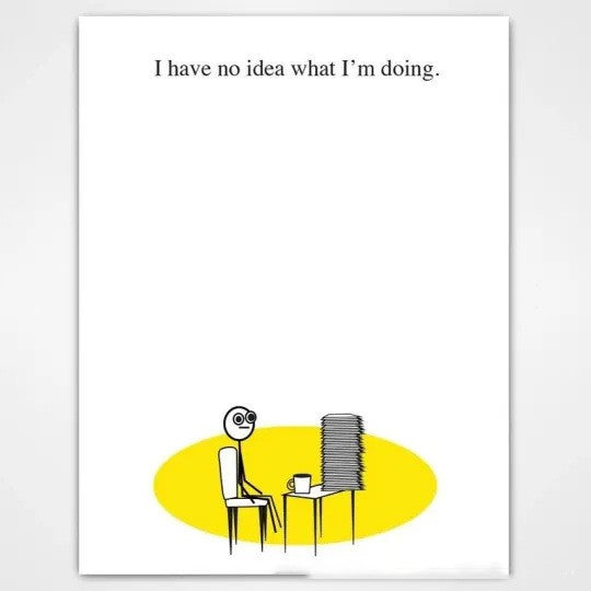 Funny Dark Humor Notebook – “Everything Is Fine” Office Prank Journal | Gift for Coworkers