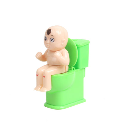 Spoof Funny Objects Small Toy Squirt Toilet For Whole Person