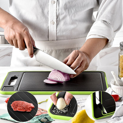 Double-Sided Aluminum Cutting Board for Kitchen
