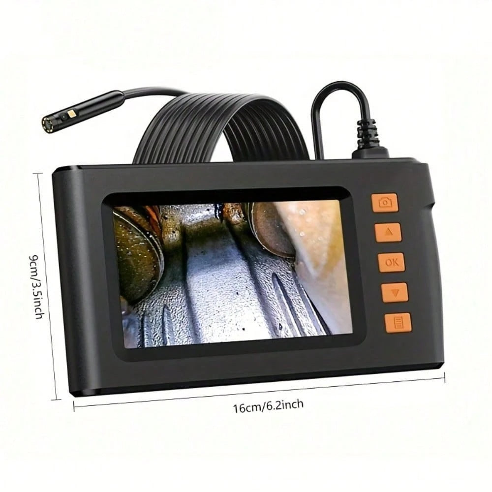 4.3″ Dual Lens Endoscope Inspection Camera with LED Light