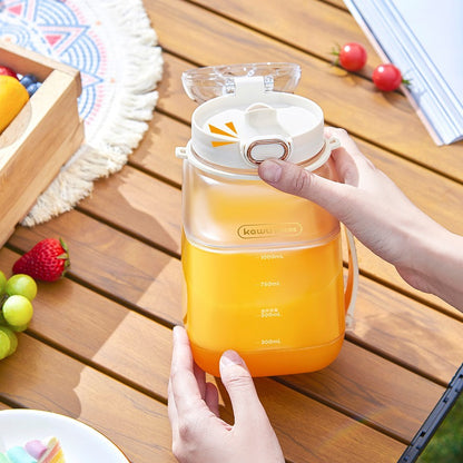 Portable Juice Blender Bottle – Leakproof Fruit Juicer