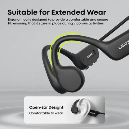 “IPX8 Waterproof Bone Conduction Bluetooth Swimming Headphones”