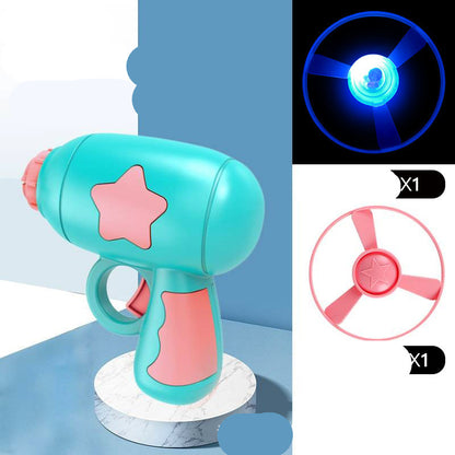 LED Flying Saucer Launcher Party Toy