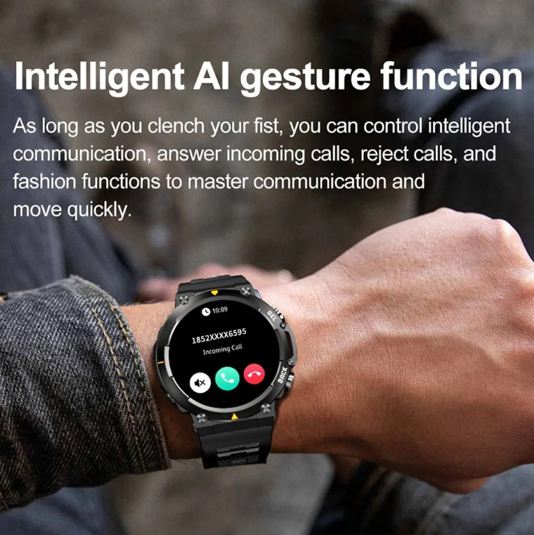 Luxury Stainless Steel Smartwatch for Men
