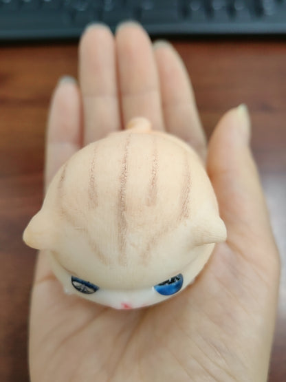 Simulation Cat Squeezing Toy Silicone Pressure Reduction Toy