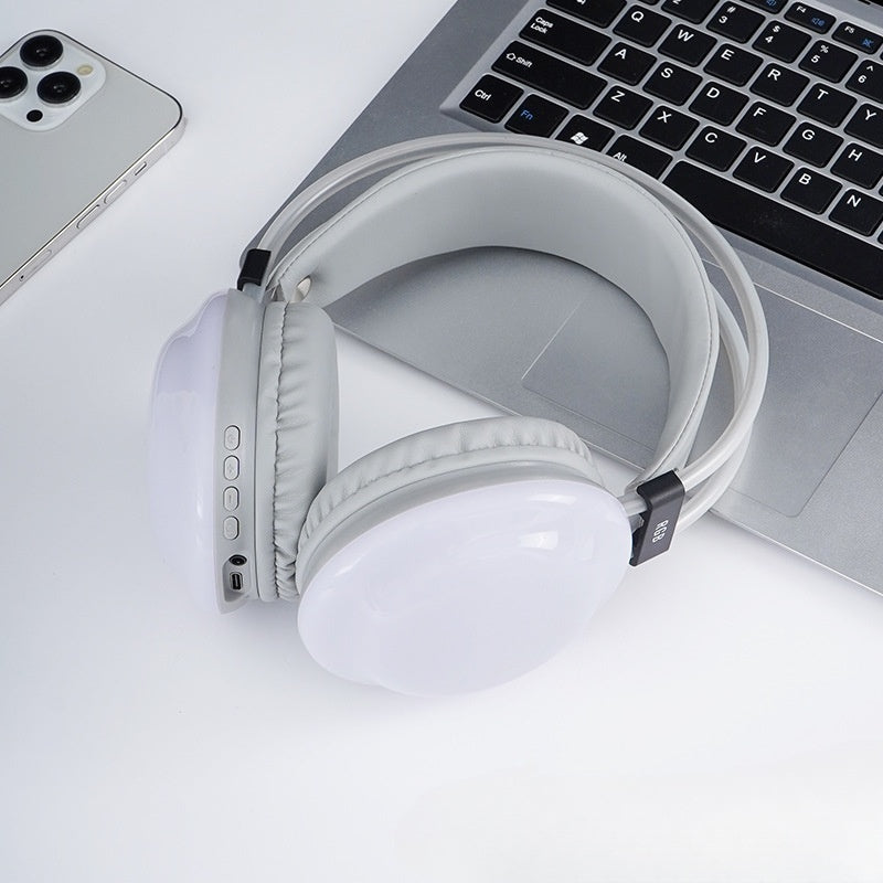 Luminous RGB E-Sports Bluetooth Headset – Wireless Gaming Headphones with Mic