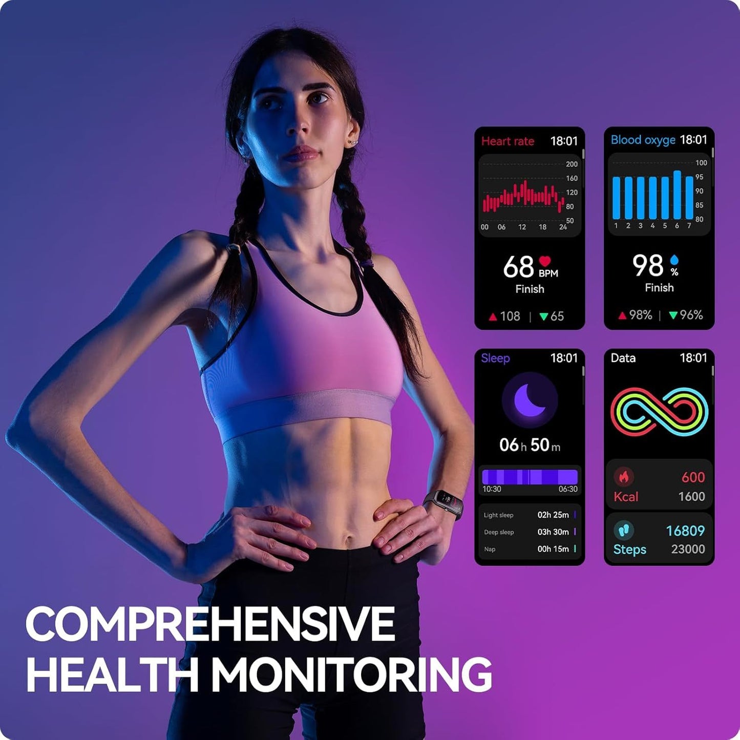Luxury AMOLED Fitness Smartwatch for Daily Health Tracking